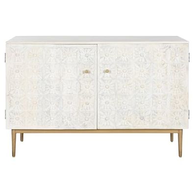 APARADOR MANGO METAL 120X45X80 BLANCO