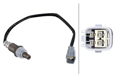 HELLA 6PA 358 221-551 Sonda Lambda - 4polos - Cable: 265mm