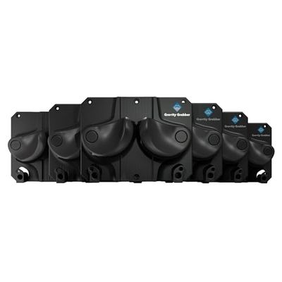 Gravity Grabber Estante de Pared para Esquí y Snowboard - Compatible con Cualquier Modelo de Esquí y Snowboard - Seguro - 6x - Negro