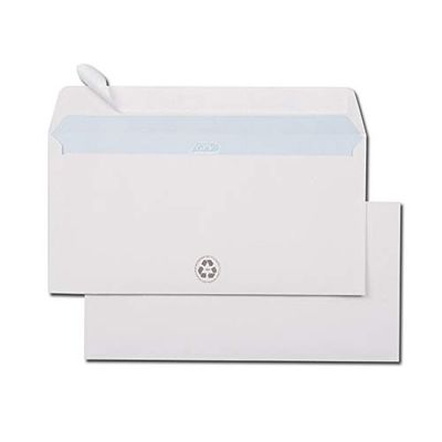 GPV - Boite de 500 Enveloppes - Format DL (110x220 mm), sans fenêtre, qualité papier recyclé : 80 g/m2 - Certifié FSC recyclé