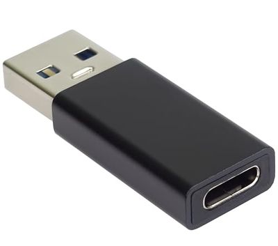 PremiumCord Adapter USB-C bus naar USB A stekker F/M, USB 3.2 Gen 1, Super-Speed 5 Gbit/s, USB Type-A stekker, USB Type-C aansluiting, OTG-ondersteuning, kleur zwart