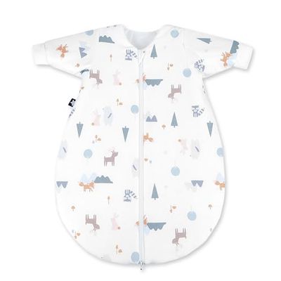 Julius Zöllner Babywinterslaapzak van jerseykatoen, maat 86, Oeko-Tex standaard 100, Little Fox