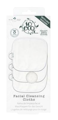 So Eco Set di 3 Panni per la Pulizia del Viso - 51 g