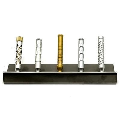 The Goodfellas' Smile Safety Razor Base (5 Seaters) - 304 Stainless Steel, Elegant and Functional Design, Sturdy and Non-Slip Support, Made in Italy