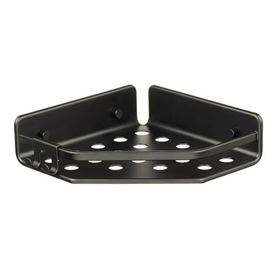 TATAY Hoekmand Collectie Sereniteit, Gemaakt van Aluminium, Kleur Zwart. Afmetingen 20x20x5,5 cm