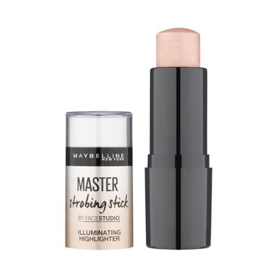 Maybelline New York Master Strobing Stick Illuminante in Stick, Texture Cremosa e Leggera, 100 Light Iridescent