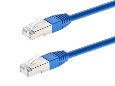 Monoprice Câble de raccordement Ethernet Cat6A – 30,5 m – Bleu | Zeroboot, RJ45, Stranded, 550 MHz, STP, fil de cuivre nu pur, 10G, 26 AWG – Série Entegrade
