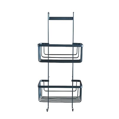 Douceur d'Intérieur Suavidad interior, Servidor de ducha (25 x 12 x 60 cm) con cable Premium Negro, Metal