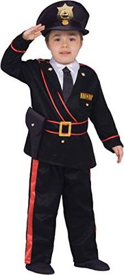 Ciao Maresciallo Carabinierkostuum voor kinderen Size 3-4 Years (89 cm), zwart