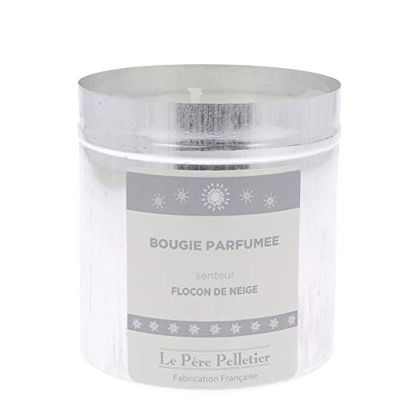 Le Père Pelletier AM04023020731 Bougie Boite Aluminium Flocon de Neige