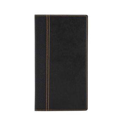SECURIT - Porta Cuenta Trendy Line - Fundas con ángulos - Café, Bar, Restaurante - Piel Sintética PU - Color Negro
