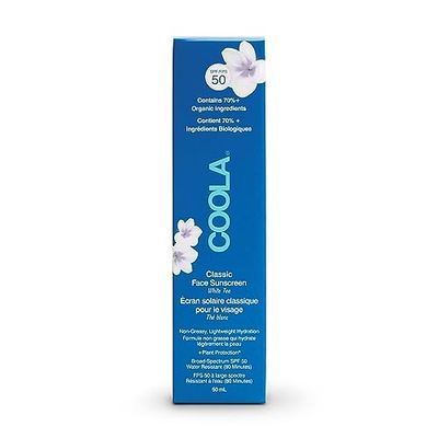 Coola Classic SPF 50 Face Sun Cream Lotion, Broad Spectrum UVA/UVB Protection Sunscreen, 020 vakna upp dina läppar, 50 ml (1er Pack)