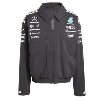 adidas För Män MERCEDES - AMG PETRONAS FORMULA ONE TEAM TEAM JACKET MEN, Black/White, L