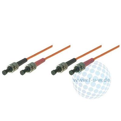 Tecline 75802 OM2-vezel LWL-kabel (50/125 µm, 2,0 m) oranje