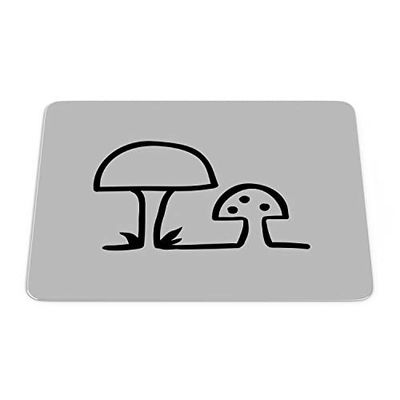 Bonamaison, Rechthoek Pop Art Digital bedrukte muismat, antislip onderkant, voor kantoor en thuis, grootte: 22x18 cm