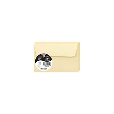 Clairefontaine - Ref 5841C - Pollen Adhesive Envelopes (Pack of 20) - 90 x 140mm Sized, 120gsm Paper, Printer-Compatible, Acid Free, Adhesive Strip for Easy Seal - Tawny