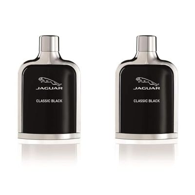 Jaguar Black Men Eau de Toilette 100 ml (Pack of 2)