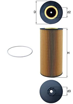 Knecht OX348D Filtre à huile