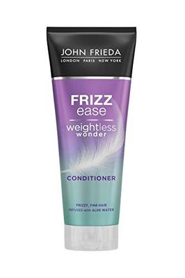 John Frieda Weightless Wonder Conditioner for Frizzy, Fine Hair with Aloe Water 250ml, Lightweight Conditioner for Fine, Frizzy, Dry Hair