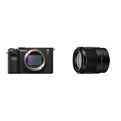 Sony Alpha 7 C - Fotocamera Digitale Mirrorless Full-Frame, Compatta E Leggera, Real-Time Autofocus & FE 35mm f/1.8 | Obiettivo a Focale Fissa, Full-Frame, Grandangolare