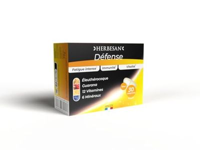 HERBESAN®- COMPLEXE DÉFENSE - 20 actifs - Booster d'immunité - Fabrication française - 30 comprimés à avaler