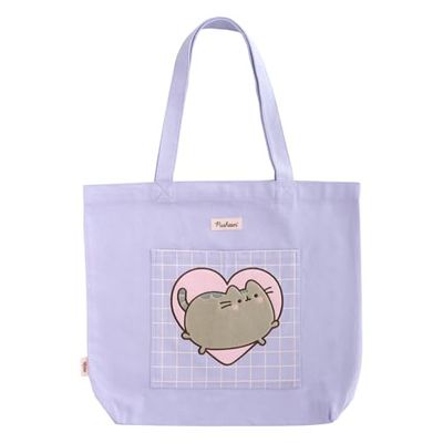 Grupo Erik - Tote Bag Pusheen Premium | Sac Cabas 45x38 cm avec Fermeture Aimantée | Accessoire Idéal pour Fans de Pusheen et Déco Kawaii