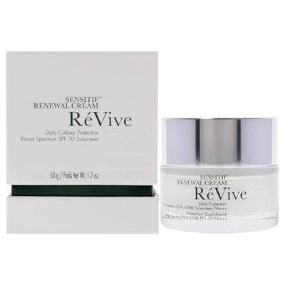 Sensitive Renewal Cream Daily Cellular Protection SPF 30 by Revive dla kobiet - 1,7 oz Zachód słońca