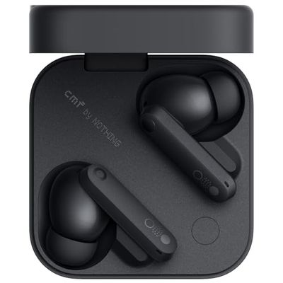 CMF by Nothing Buds Pro 2 draadloze oordopjes met HiFi-geluid, 50 dB Smart Active Noise Cancellation, 6 HD-microfoons en Spatial Audio, 2025 - Donkergrijs