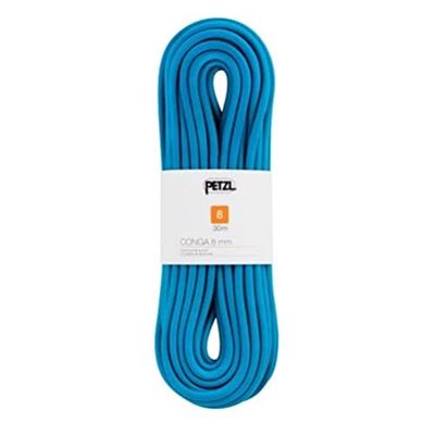 Petzl - conga 8 mm, blauwe kleur, maat 8 mm x 20 m