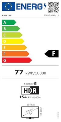 Philips Ambilight 'The One' 55PUS9010 QLED 4K Smart TV - Display 55’’ con processore P5 Perfect Picture Ultra HD, Titan OS, Dolby Vision e Dolby Atmos Sound