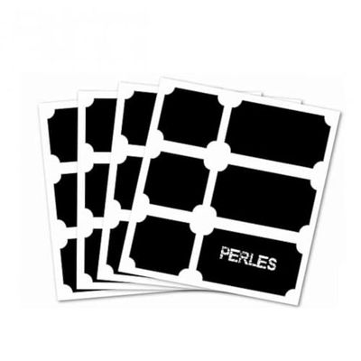 Toga D.I.Y Slate Labels, Paper, Black, 13 x 17.5 x 0.2 cm