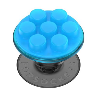 PopSockets: PopGrip - Supporto e Impugnatura per Telefoni Cellulari e Tablet con un Top Intercambiabile - PopFidget Popper Electric Blue