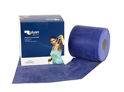 Patterson Medical - Banda elástica para ejercicio (50 m), color azul