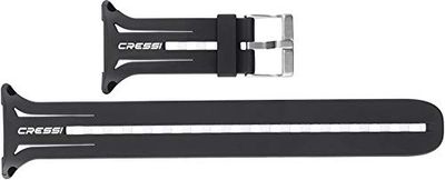 Cressi Strap Bracelet Giotto Mixte Adulte, Blanc/Noir, One Size