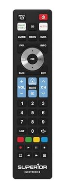 Ready5 Smart (Samsung, LG, Philips, Sony, Panasonic) universele vervangende afstandsbediening klaar voor gebruik