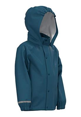 NAME IT Unisex Baby Nkndry Rain Set Noos Rain Suit, Real Teal, 7 Years