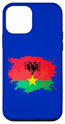 Bandera de Albania y Burkina Faso Carcasa para iPhone 12 mini