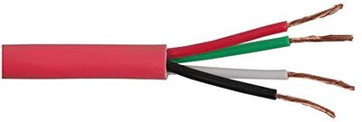 Pro Power 4CSPKCBL2.50.75RED100 m 4-Core Unscreened Speaker Cable, 50/0.24 mm, Red, 100 m