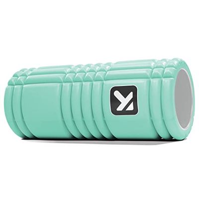 TriggerPoint GRID Foam Roller – Schiuma a densità multipla, compressione ferma per recupero muscolare, massaggio pre/post allenamento, nucleo cavo, fidato dai professionisti, 33 cm, menta.