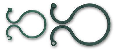 Windhager 06216 - Confezione di 25 Fermagli circolari per tutori per Piante