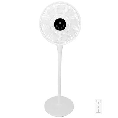 Cecotec Staande ventilator met afstandsbediening EnergySilence 1000 Smart Control. 25W, DC-motor, Diameter 16", 9 Bladen, Timer 12u, Touchscreen, 8 Snelheden, 70º Oscillatie