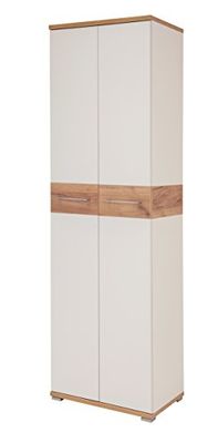 GERMANIA DIE MÖBELMACHER Armário GW-Topix, Engineered Wood, branco, carvalho navarra repro, 59 x 199 x 40 cm