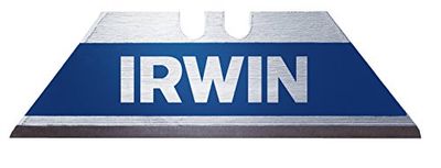 IRWIN 10504243 Lâmina trapezoidal azul bi-metal, 100 unidades, dispensador