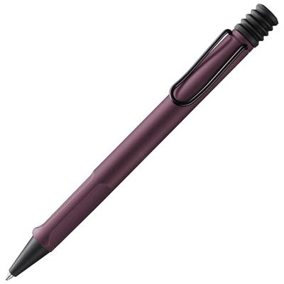 LAMY safari scarlet - Balpen met ergonomische greep & lijndikte M - voor aangenaam lang schrijven - gemaakt van robuust ASA-kunststof - inclusief grote vulling LAMY M 16 in zwart