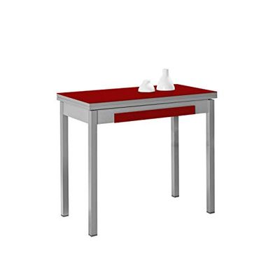 ASTIMESA Keukentafel, type boek, rood, 50 x 90 cm