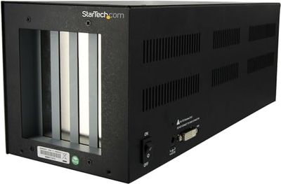StarTech.com Sistema de Caja de Expansión PCI Express a 2 PCI y 2 PCI-E - Longitud Completa - Base (0-55 °C, -40-75 °C, 5-95%, Metal, 137 x 382 x 143 mm, Win 2000/XP/2003/ Vista Linux Mac OS X)