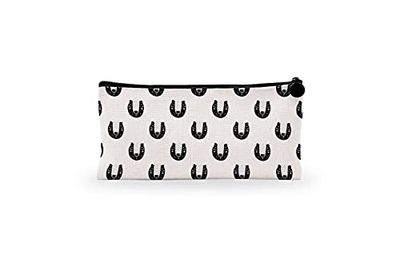 Bonamaison Stampato Digitalmente 100% Cotone Astuccio Portapenne con Cerniera in Tela, Portapenne per Studenti, Bambini, Ragazzi, Ragazze, Astuccio per Matita, 1 Pezzo, Dimensioni: 21x12 Cm