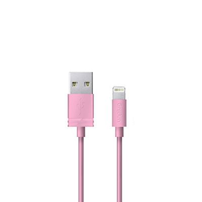 Unplug DC00PNLIGM12K00-U Lightning-kabel MFI 0,2 m/1 m rosa