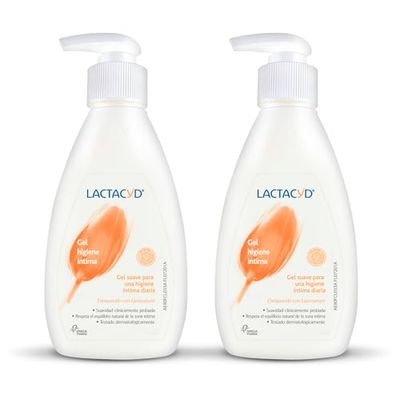 Lactacyd Gel de Higiene Íntima Diario, Ph Equilibrado, sin Jabón, 400 ml, Paquete de 2