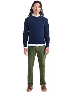 Dockers Smart 360 Flex Chino Slim, Casual Pants Uomo, Verde (Forest Night), 36W / 32L